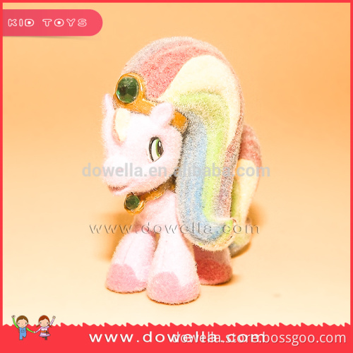 Flocked little pony